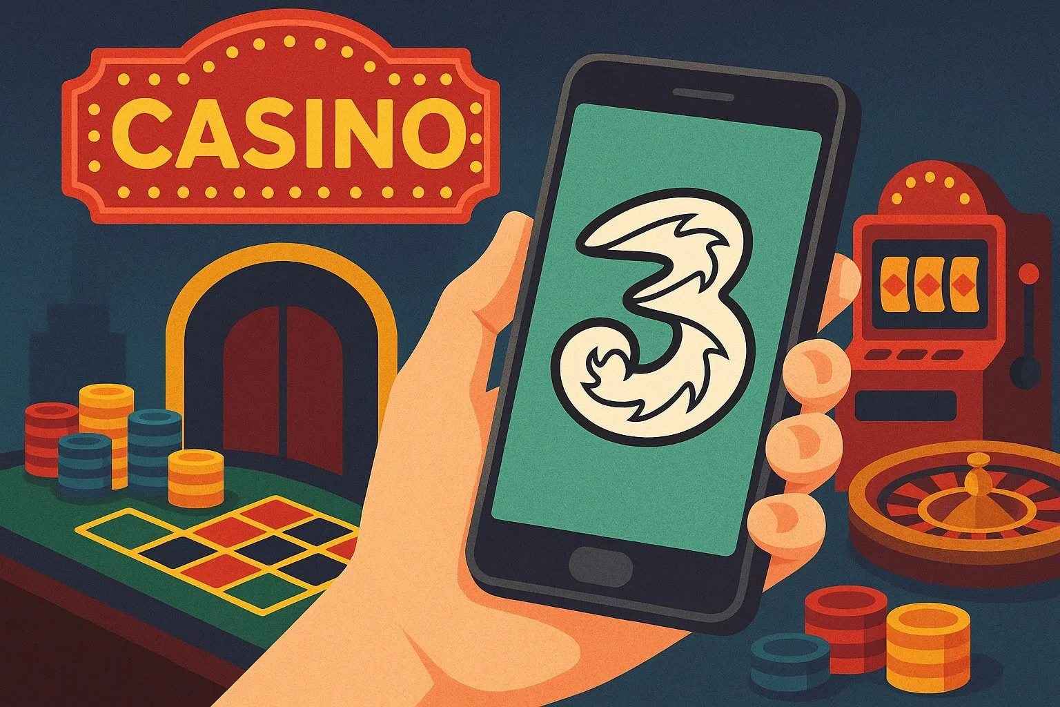 Online Casino mit Einzahlung per Drei Casino mit Drei Bezahlen